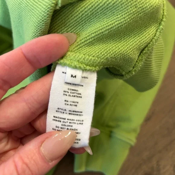 Helmut Lang Vibrant Green Crew Neck Sweater Size M - Picture 6 of 10